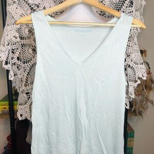 Soft Surroundings Teal Blue Tank Top‎ M